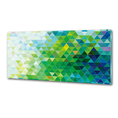 Panel para cocina Triángulos abstractos