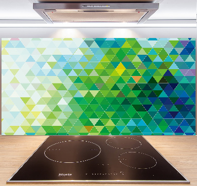 Panel para cocina Triángulos abstractos