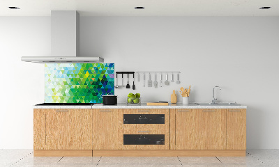 Panel para cocina Triángulos abstractos