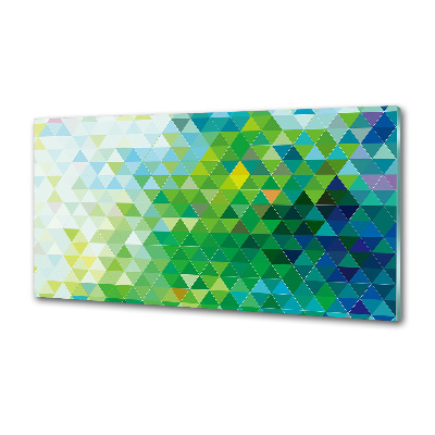 Panel para cocina Triángulos abstractos