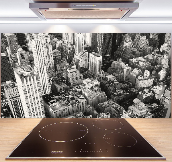 Salpicadero para cocina Vista aérea de Nueva York