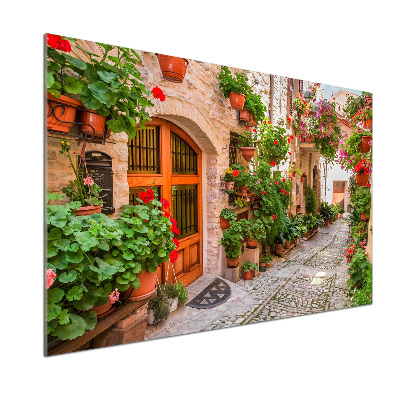 Salpicadero de cocina Una calle con encanto