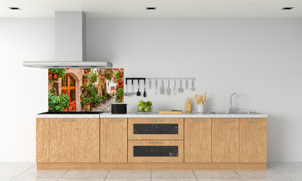 Salpicadero de cocina Una calle con encanto