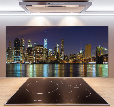 Panel para cocina Manhattan de noche