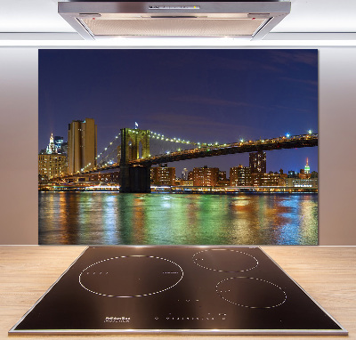 Panel para cocina Manhattan de noche