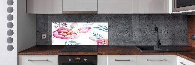 Panel para cocina Patrón floral