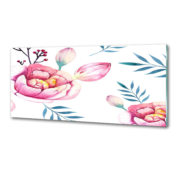 Panel para cocina Patrón floral