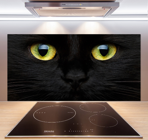 Panel de pared de cocina ojos de gato