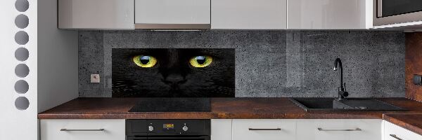 Panel de pared de cocina ojos de gato