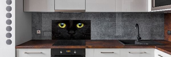 Panel de pared de cocina ojos de gato