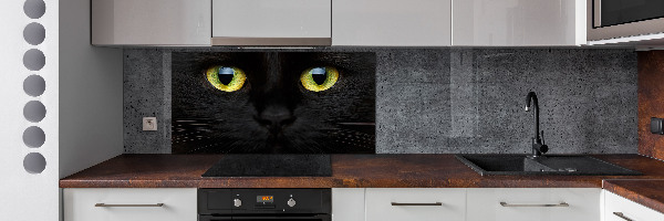 Panel de pared de cocina ojos de gato