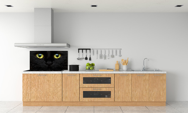 Panel de pared de cocina ojos de gato