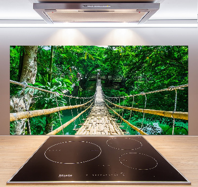 Panel para cocina Puente del Bosque Tropical