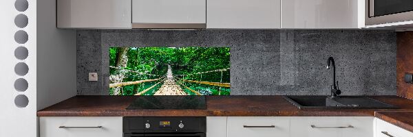 Panel para cocina Puente del Bosque Tropical