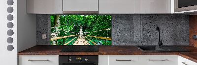 Panel para cocina Puente del Bosque Tropical