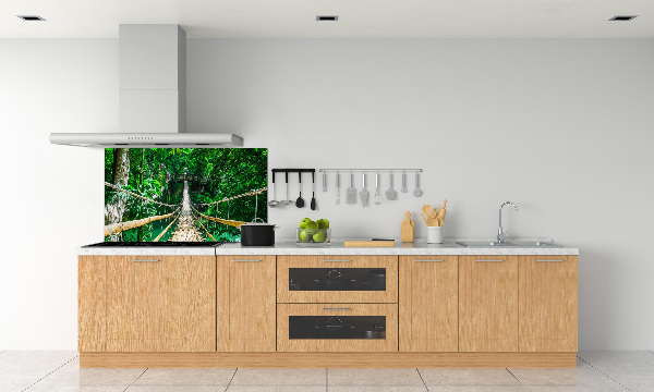 Panel para cocina Puente del Bosque Tropical