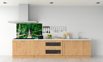 Panel para cocina Puente del Bosque Tropical