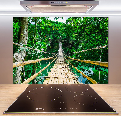 Panel para cocina Puente del Bosque Tropical