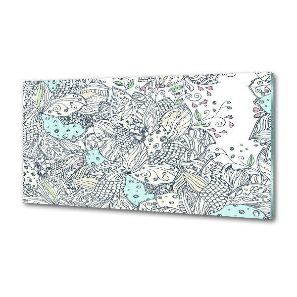 Panel do kuchni Kwiecisty wzór