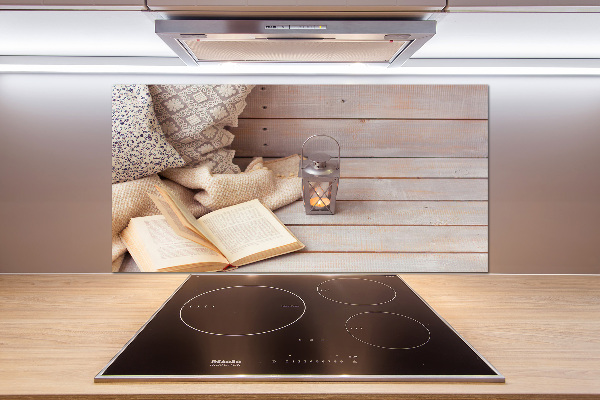 Panel de pared de cocina Relajarse con un libro