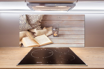 Panel de pared de cocina Relajarse con un libro