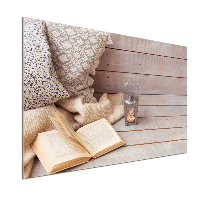 Panel de pared de cocina Relajarse con un libro