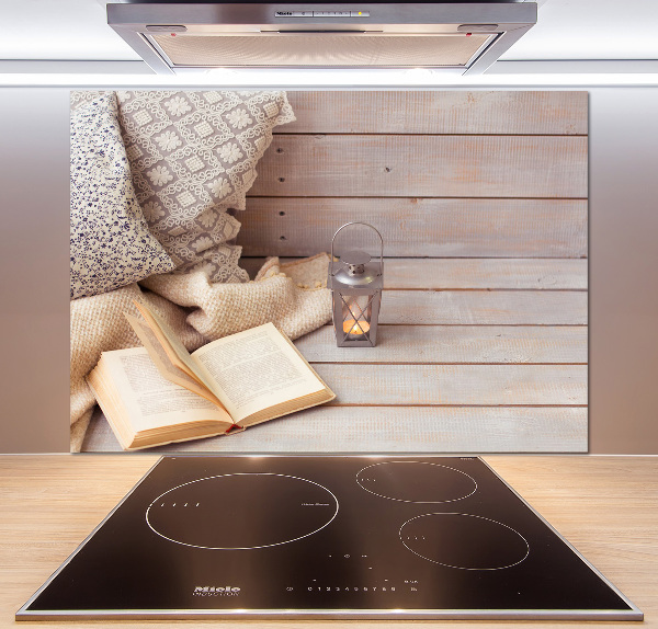 Panel de pared de cocina Relajarse con un libro