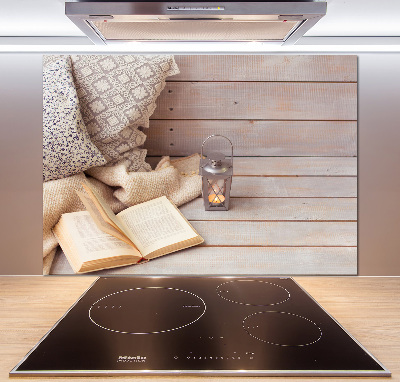 Panel de pared de cocina Relajarse con un libro