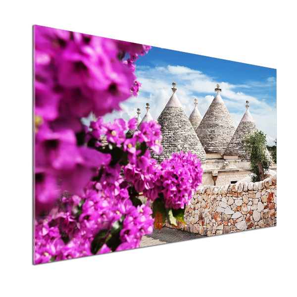 Panel antisalpicaduras Casas trulli