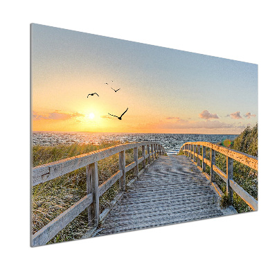 Panel do kuchni Ścieżka na plażę