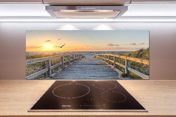 Salpicadero de cocina Camino a la playa