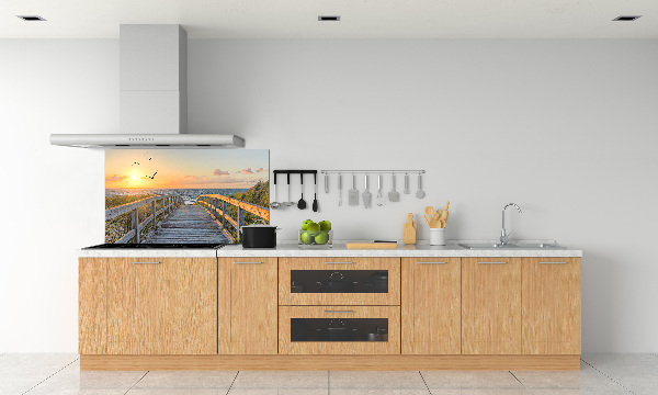 Panel do kuchni Ścieżka na plażę