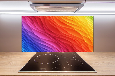 Panel para cocina Ondas de colores