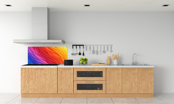 Panel para cocina Ondas de colores