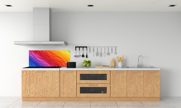 Panel para cocina Ondas de colores