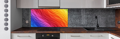 Panel para cocina Ondas de colores
