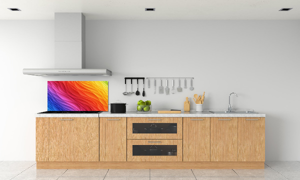 Panel para cocina Ondas de colores