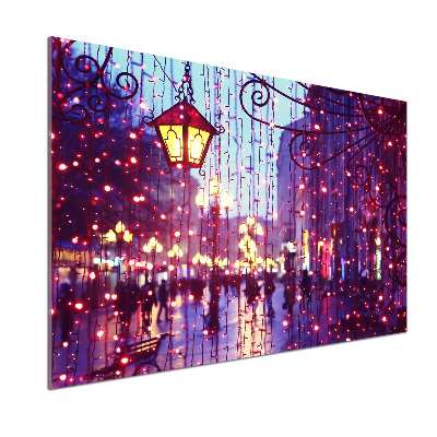 Panel para cocina Luces en la ciudad