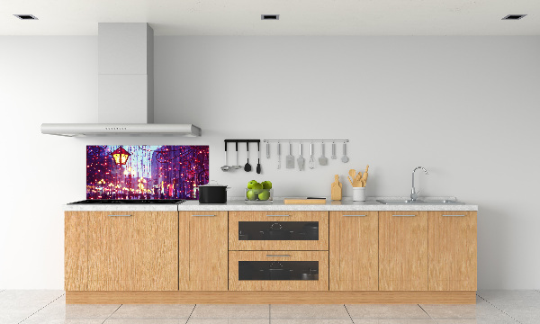 Panel para cocina Luces en la ciudad