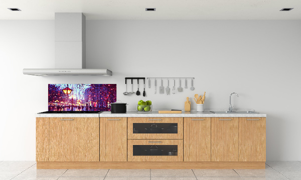 Panel para cocina Luces en la ciudad