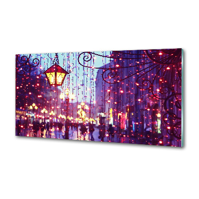 Panel para cocina Luces en la ciudad