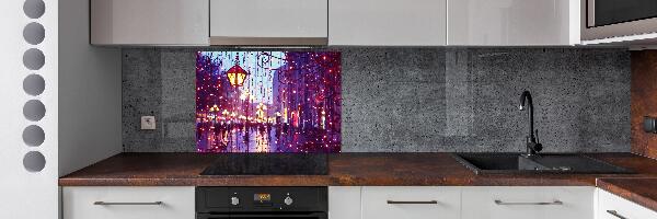 Panel para cocina Luces en la ciudad