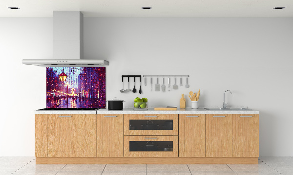 Panel para cocina Luces en la ciudad