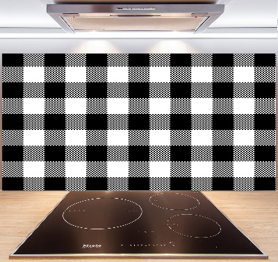 Panel antisalpicaduras Cuadros blancos y negros