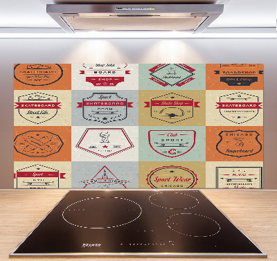 Panel antisalpicaduras Señales de patineta