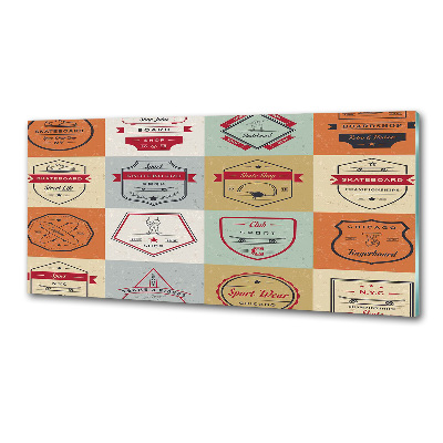 Panel antisalpicaduras Señales de patineta