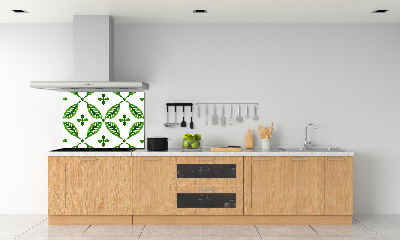 Panel para cocina hojas verdes