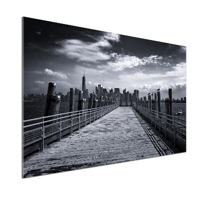 Panel antisalpicaduras Panorama de Nueva York