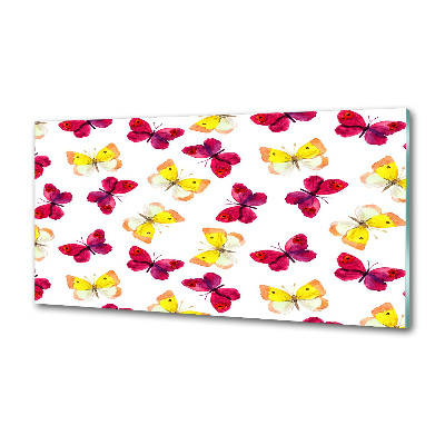 Panel para cocina Mariposas y flores