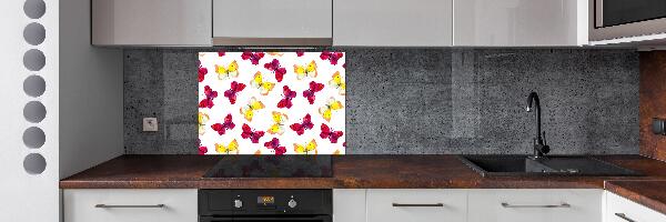Panel para cocina Mariposas y flores